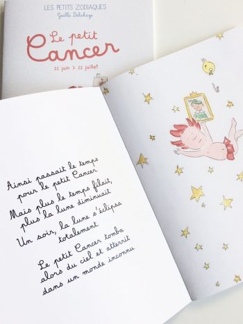Le Petit Cancer - Les Petits Zodiaques - Coeur Grenadine