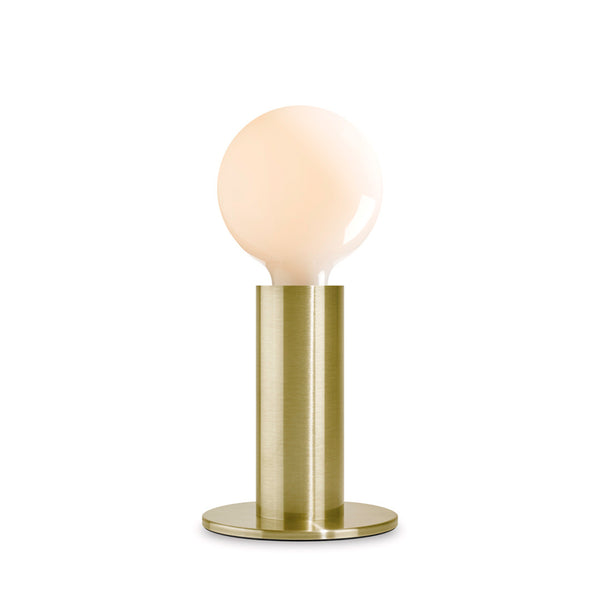 Lampe Sol Antique Brass Opaque - Edgar - Coeur Grenadine