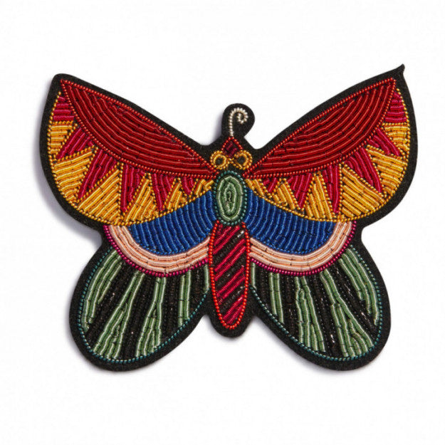 Broche Papillon - Macon et Lesquoy - Coeur Grenadine