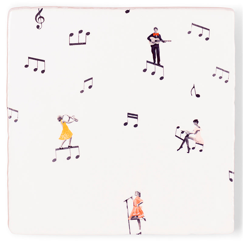 Carreau There's music in the air - StoryTiles - Coeur Grenadine