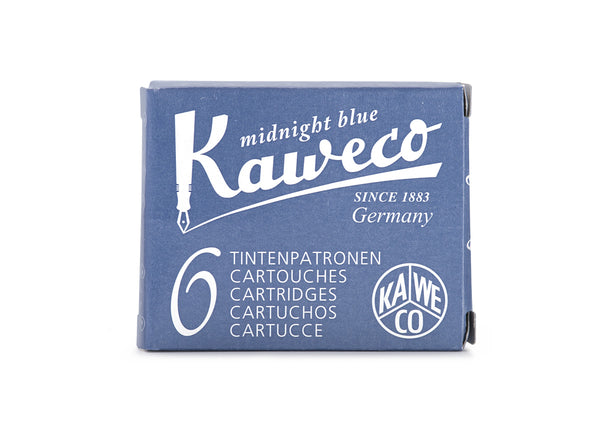 Boîte 6 Cartouches Bleu Nuit - Kaweco - Coeur Grenadine