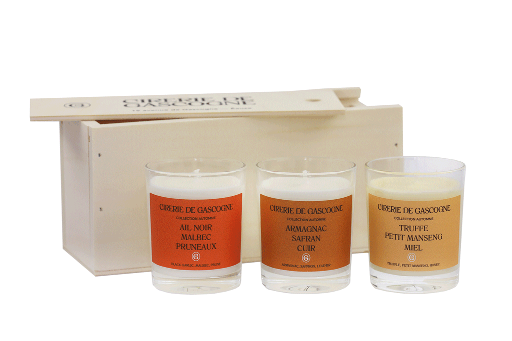 Box of 3 candles Autumn Collection