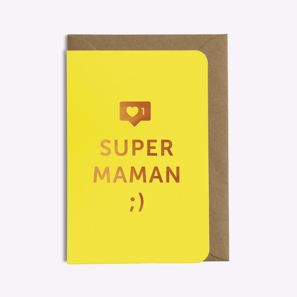 Carte "Super Maman"