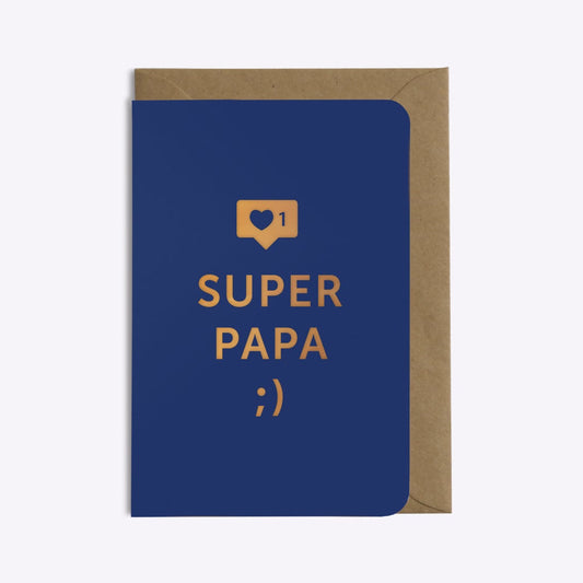Carte "Super Papa"