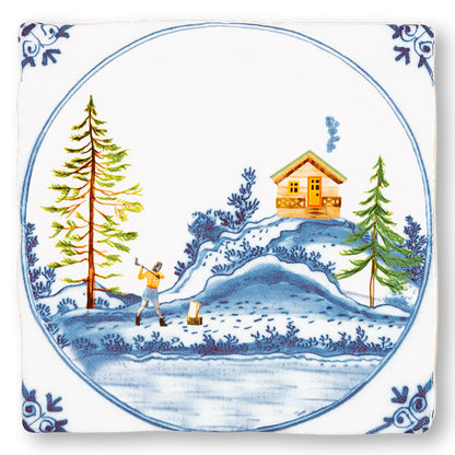 Cabin In The Woods Tile