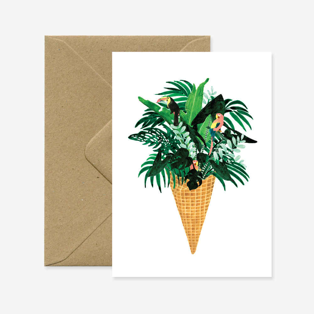 Ice Cream Jungle Card