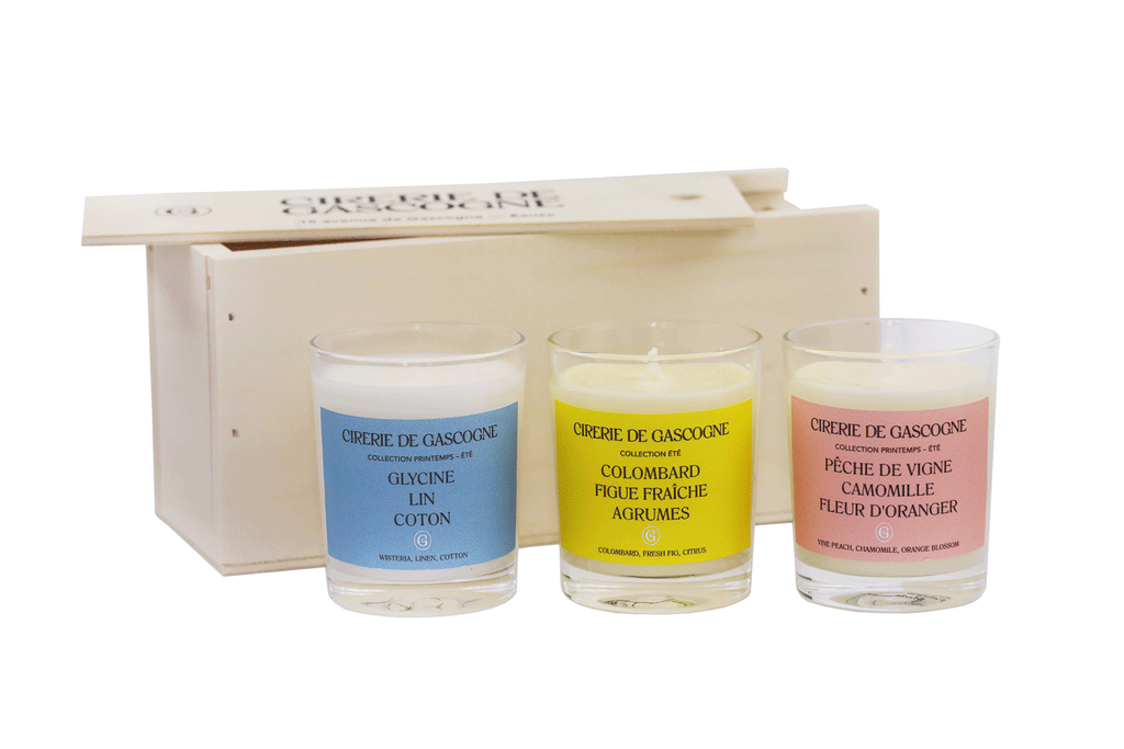Box of 3 candles Spring / Summer Collection