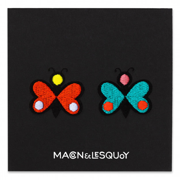Ecussons Mini Papillons Monarques