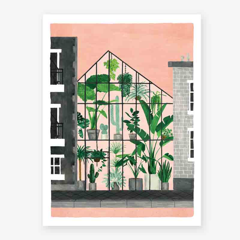 Petite affiche Green House