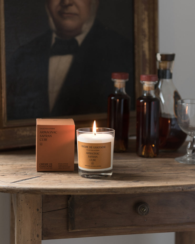 Armagnac-Saffron-Leather candle