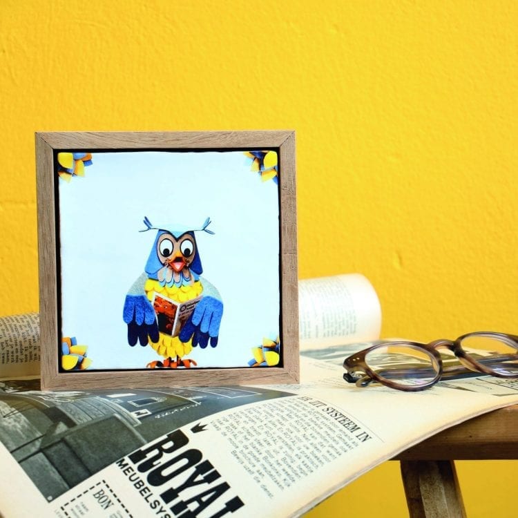 Carreau Mister Owl - StoryTiles - Coeur Grenadine