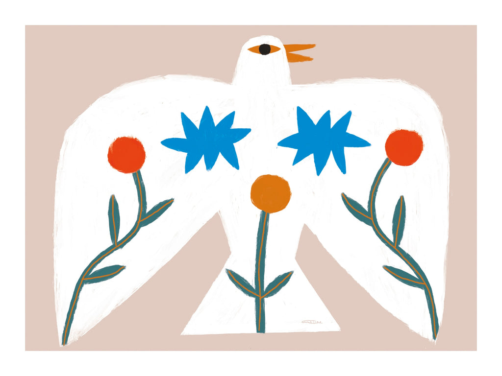 Affiche Totem Bird - Matías Larraín 30x40