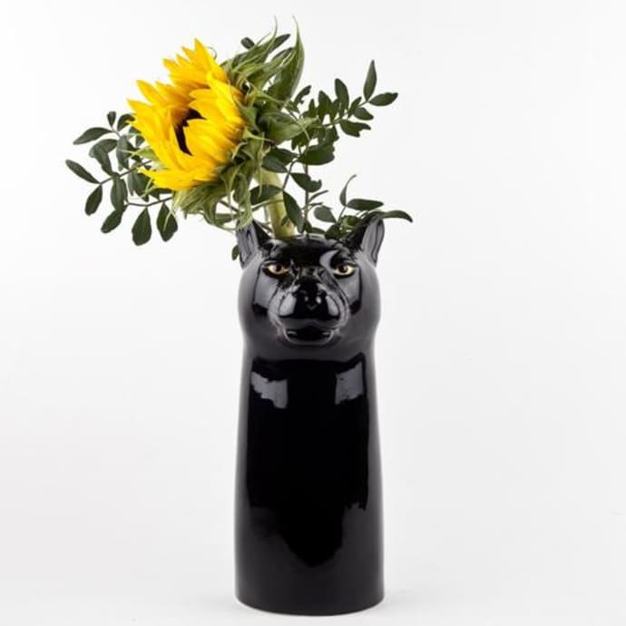 Large Panther Vase