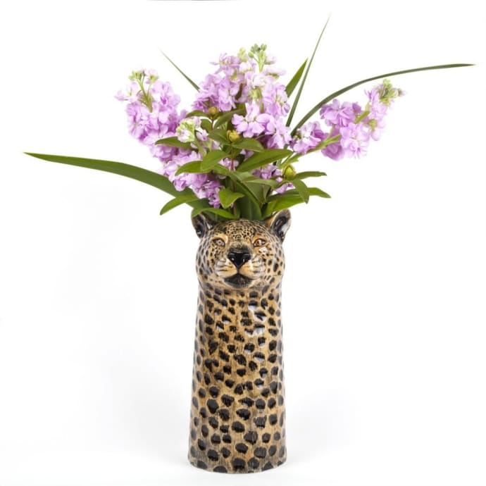 Large Leopard Vase