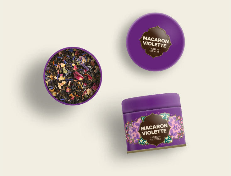 Boîte Macaron Violette 20g
